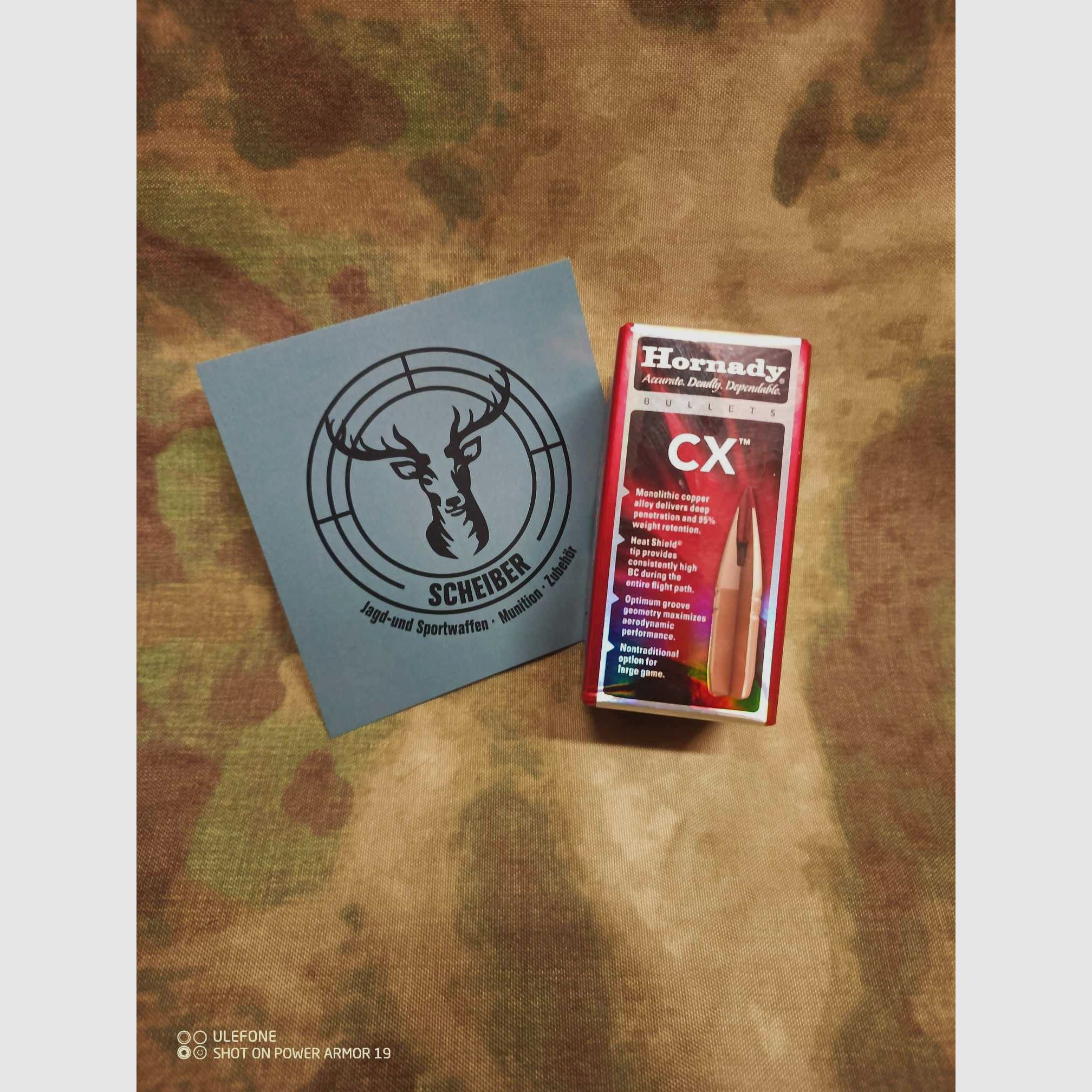 HORNADY CX 6,5MM/.264 130GR, VPE: 50STÜCK