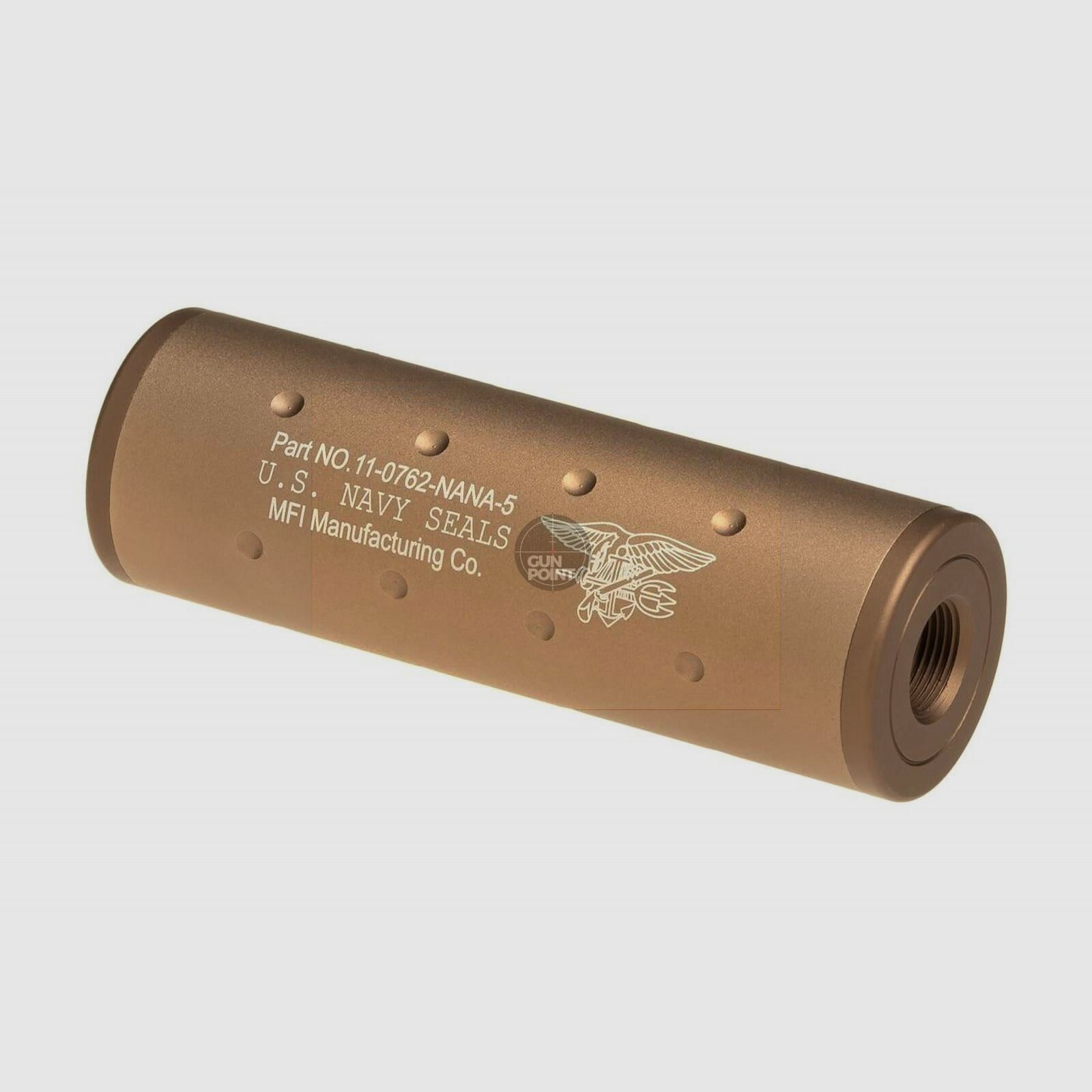 FMA 107mm Navy Seals Silencer CW/CCW-Desert