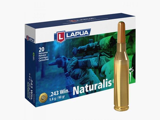 Lapua Naturalis 5,8g - 90gr. .243Win