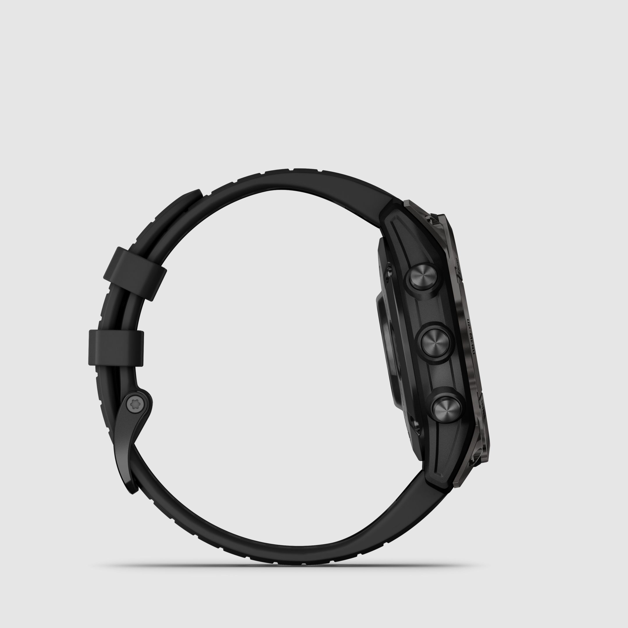 Garmin fēnix® 7 Pro – Sapphire Solar Edition, Nero/Grigio Carbonio Titanio DLC con cinturino in silicone QuickFit® da 22 mm