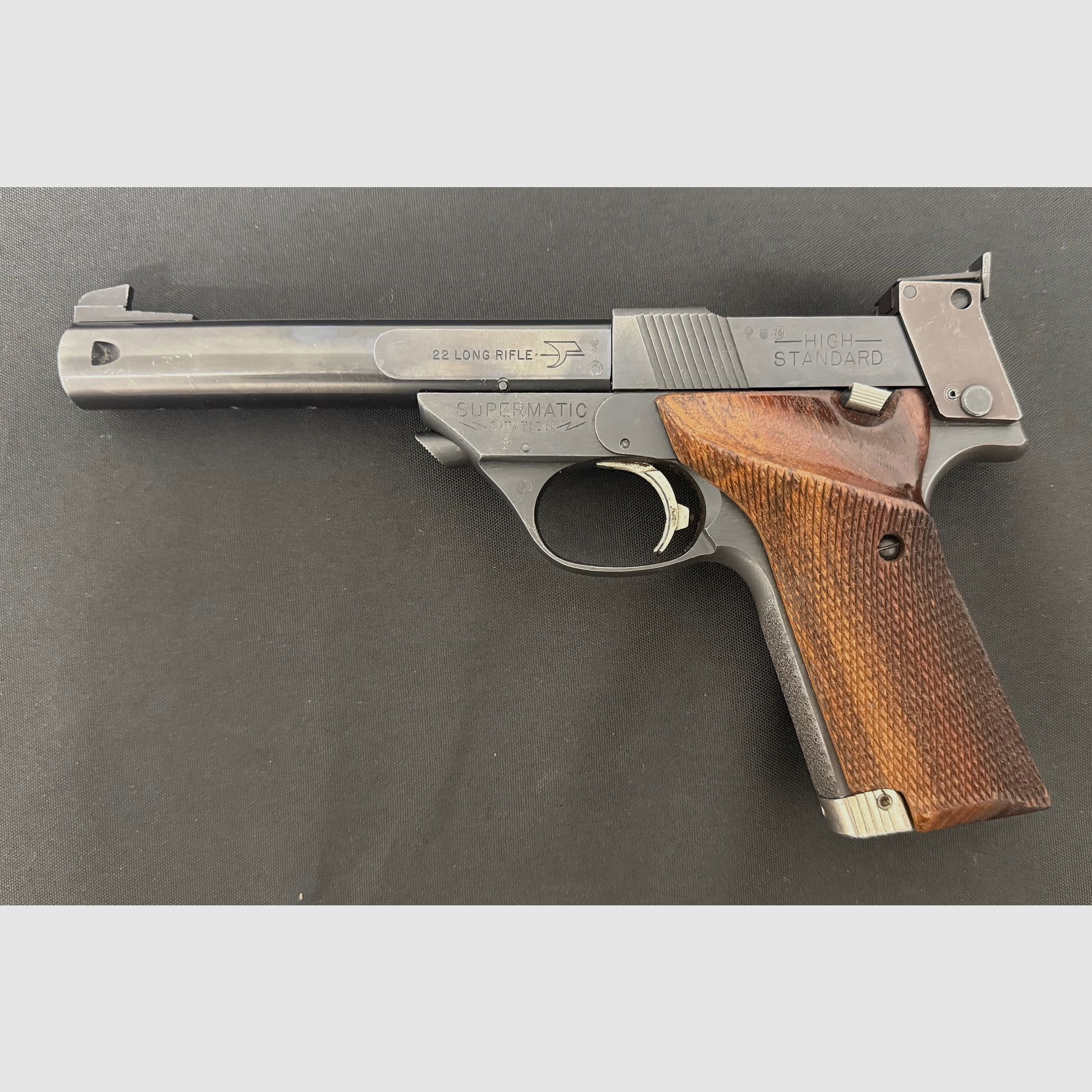 High Standard Supermatic Citacion Sportpistole Matchpistole Kaliber .22Lr