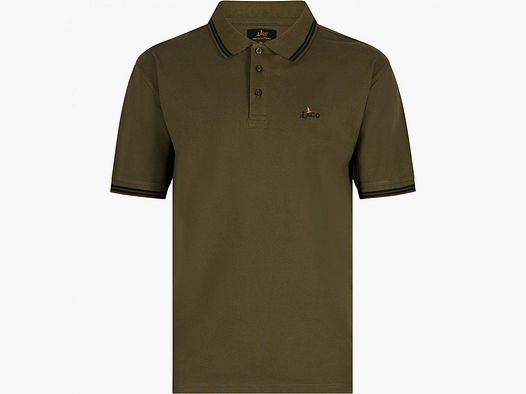 Poloshirt Pique Herren (Oliv)