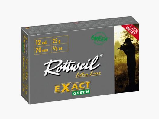 Exact Green 12/70 - 25g (a5) sans plomb
