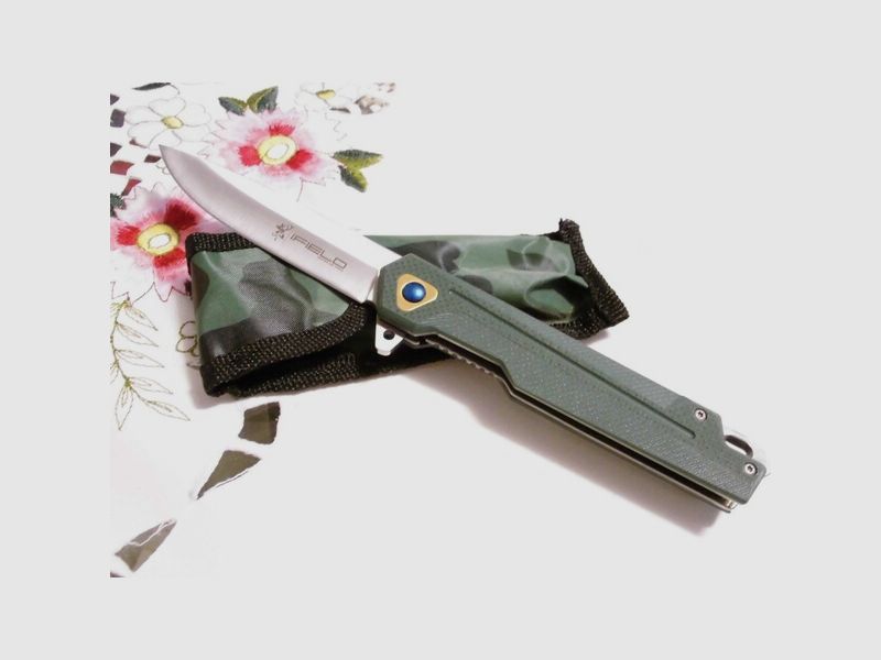 IFIELD SLIDER Taschenmesser 5Cr13 Klappmesser Edelstahl Jagd-Taschenmesser, NEU