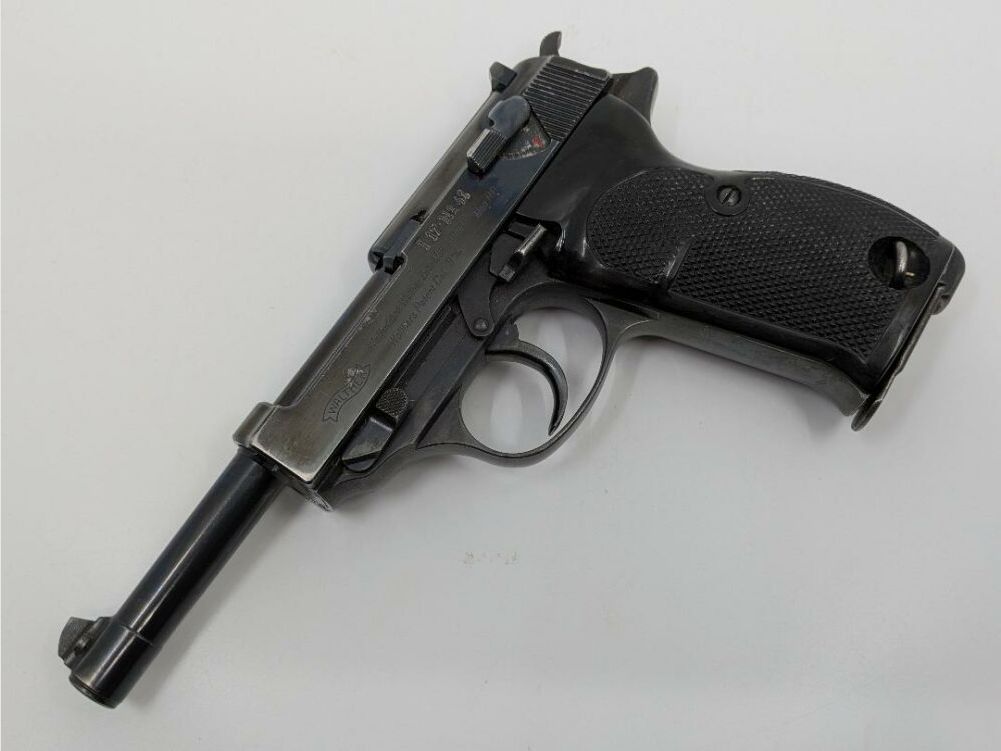 Walther Zella-Mehlis HP Svedese M/39 con ID del reggimento