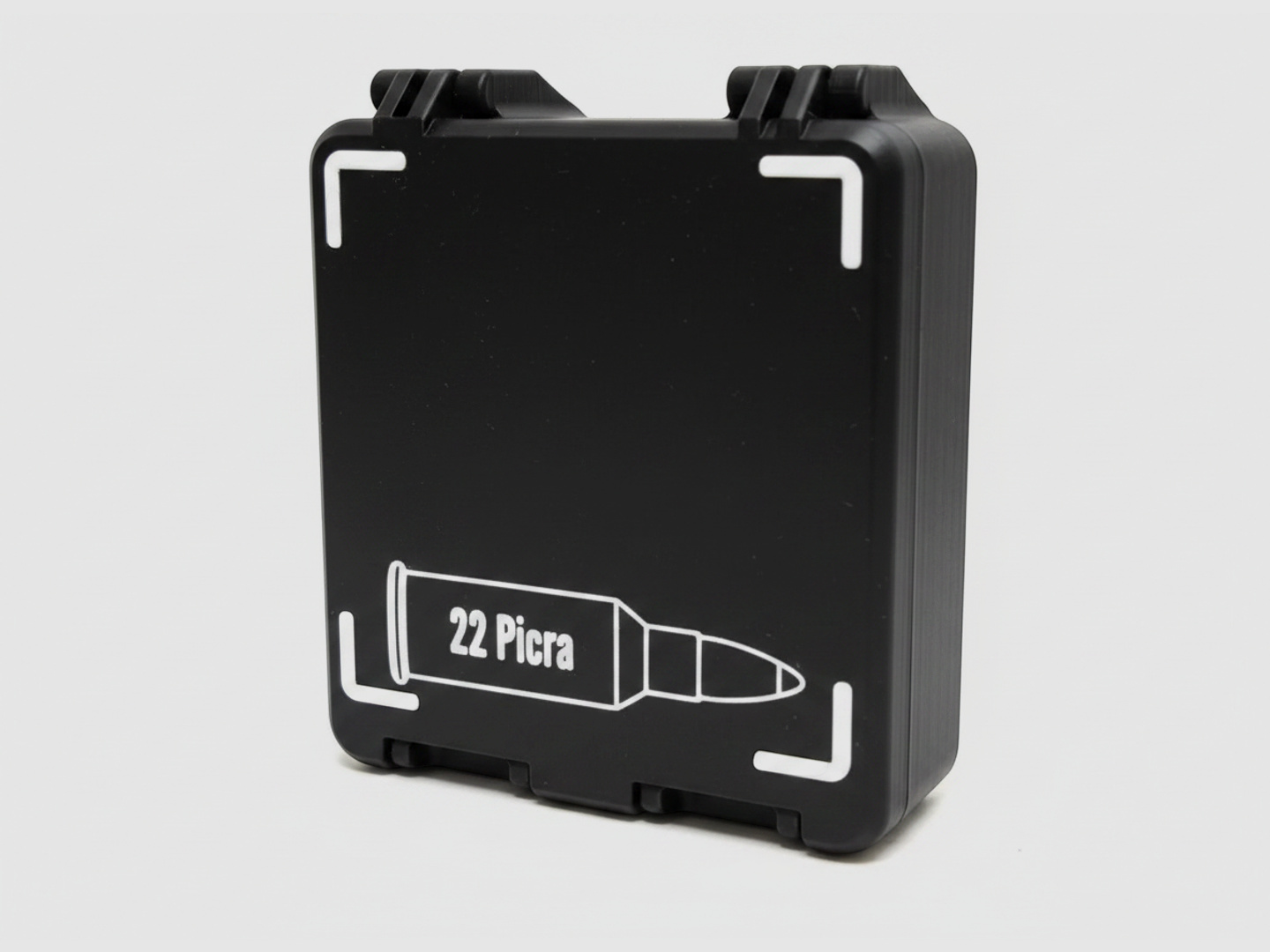 Filamelt Munitionsbox / 22 Picra / 'Klapp- / Rastdeckel' / Patronenbox, Ammo Box