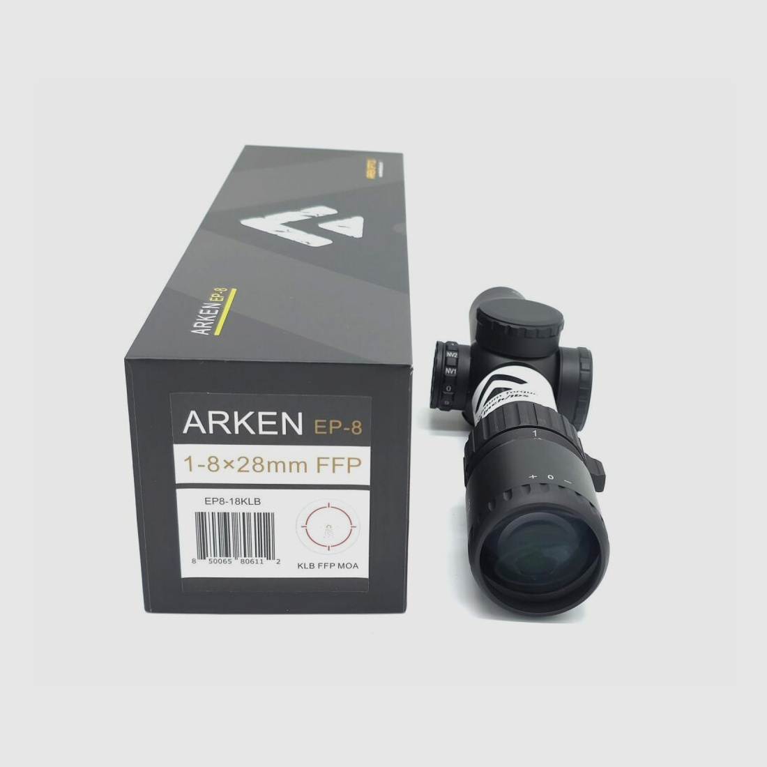 Arken EP-8 1-8X28 FFP KL BOX Zielfernrohr
