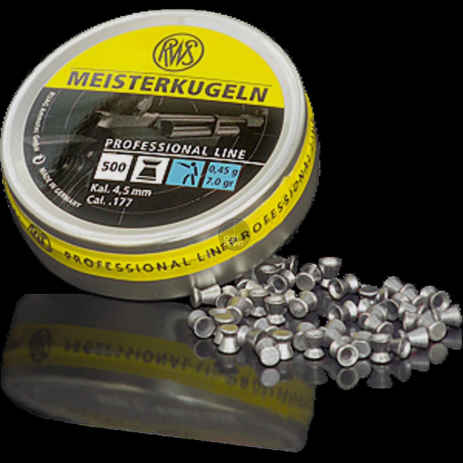 RWS Diabolos Meisterkugeln - Kal. 4,5 mm - 0,45g - 500 Stck.