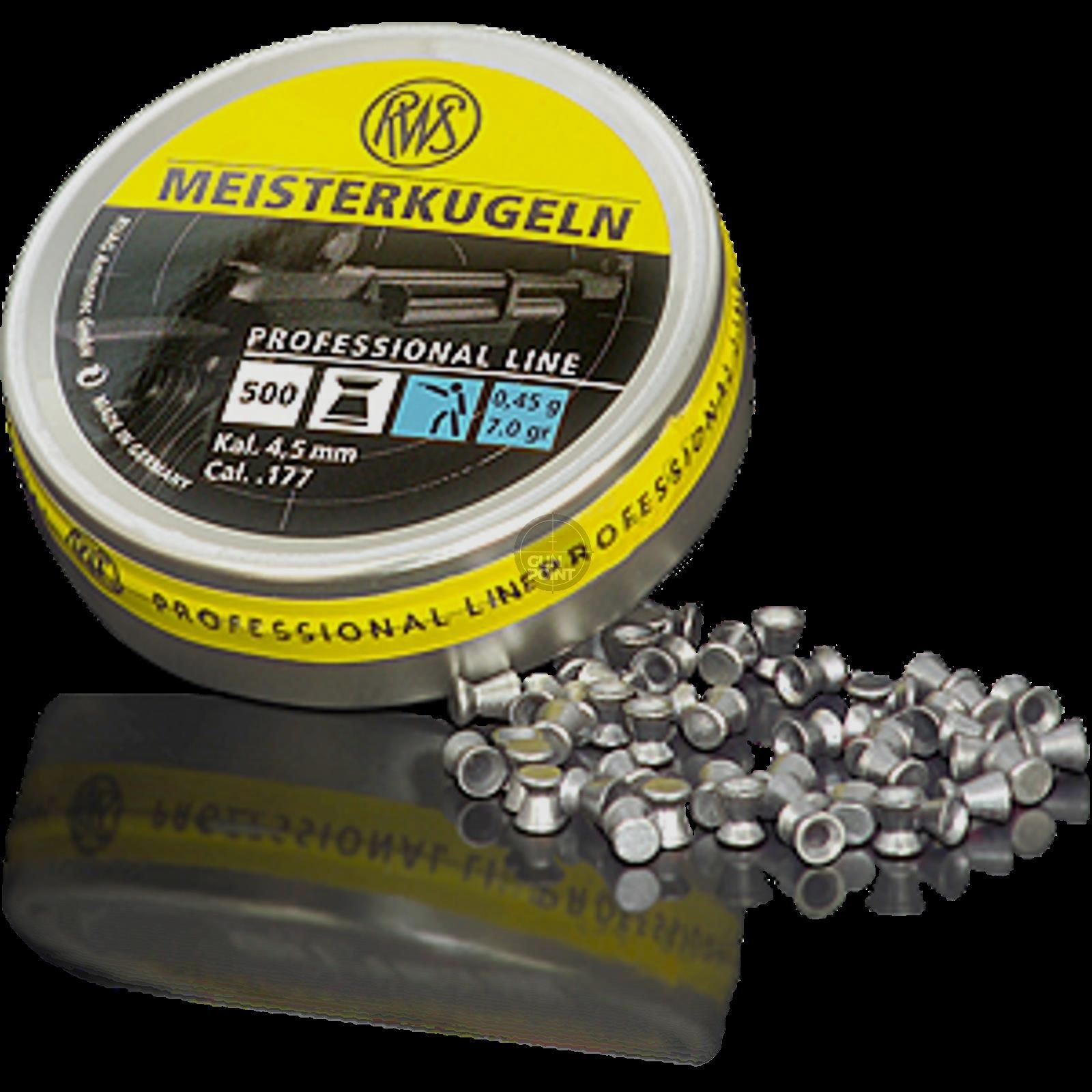 RWS Diabolos Meisterkugeln - Kal. 4,5 mm - 0,45g - 500 Stck.