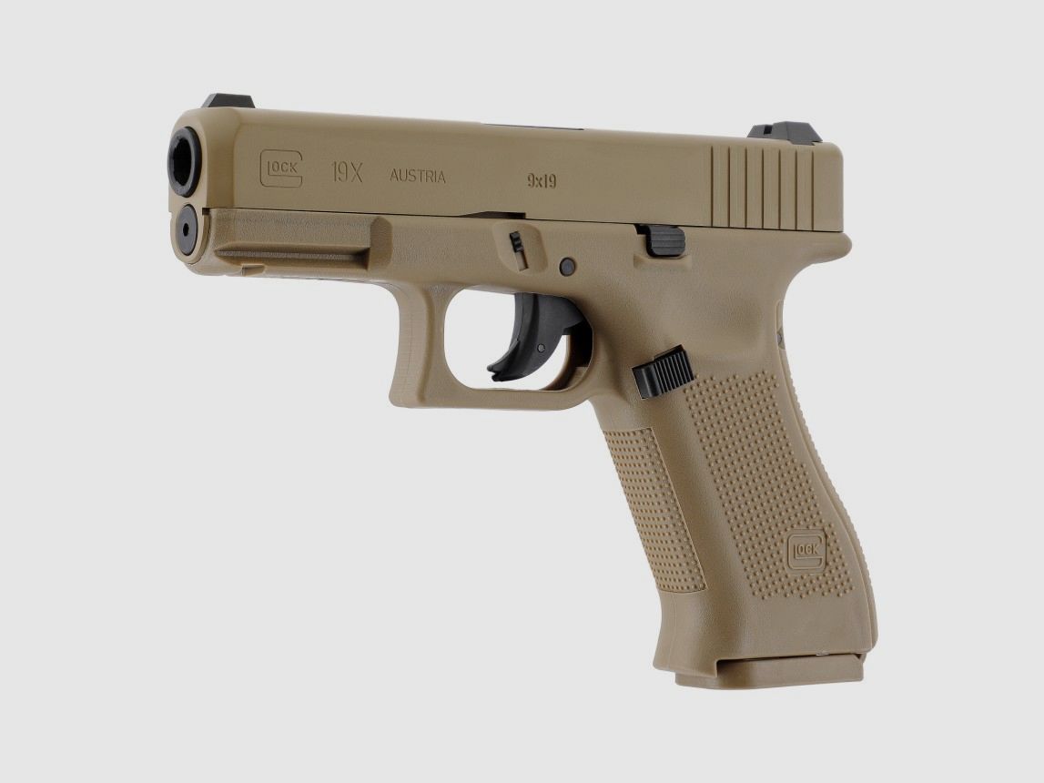 GLOCK 19X UMAREX CO2 BB 4,5MM COYOTE 19 Schuss, Bild 3 von 5