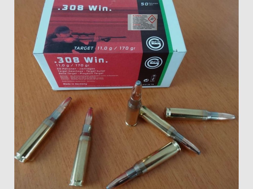 GECO GECO.308 Win. Cible 11,0g/170gr, image 1 sur 2