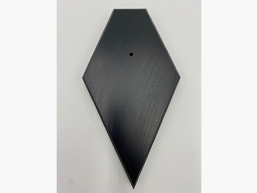 Horn board - trophy board roe deer Waldtraut - color black, gray or white