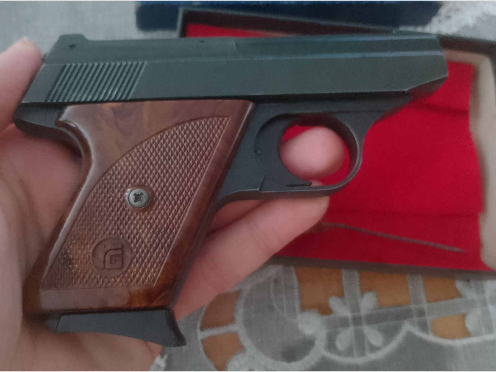 Seltene Röhm RG 8 im Kaliber 8 mm Knall/ PTB 412 mit OVP!