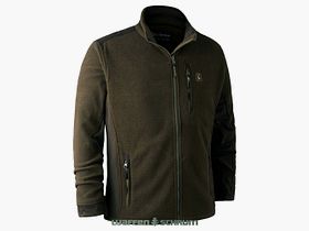 Deerhunter Fleecejack Muflon Zip-In Art groen