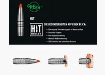 RWS Kal. 8.. Büchsen 8x57JRS HIT 20 Stk 10,4g/160grs bleifrei