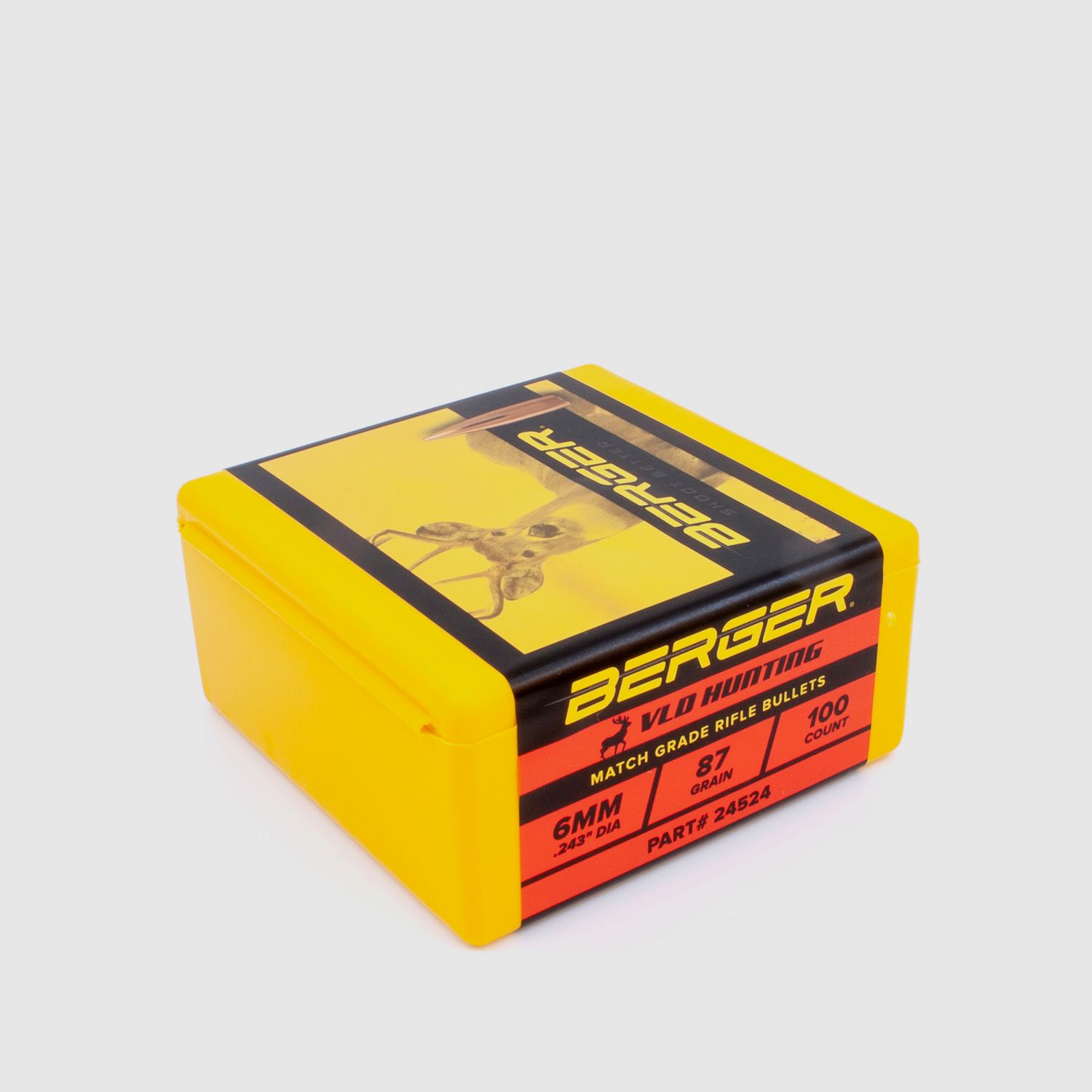Berger Geschoss 6mm/.243 VLD Hunting 87GR 100 Stück
