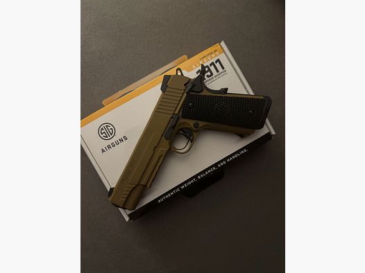 Sig Sauer Colt 1911 wenig geschossen CO2 Blowback 4,5mm