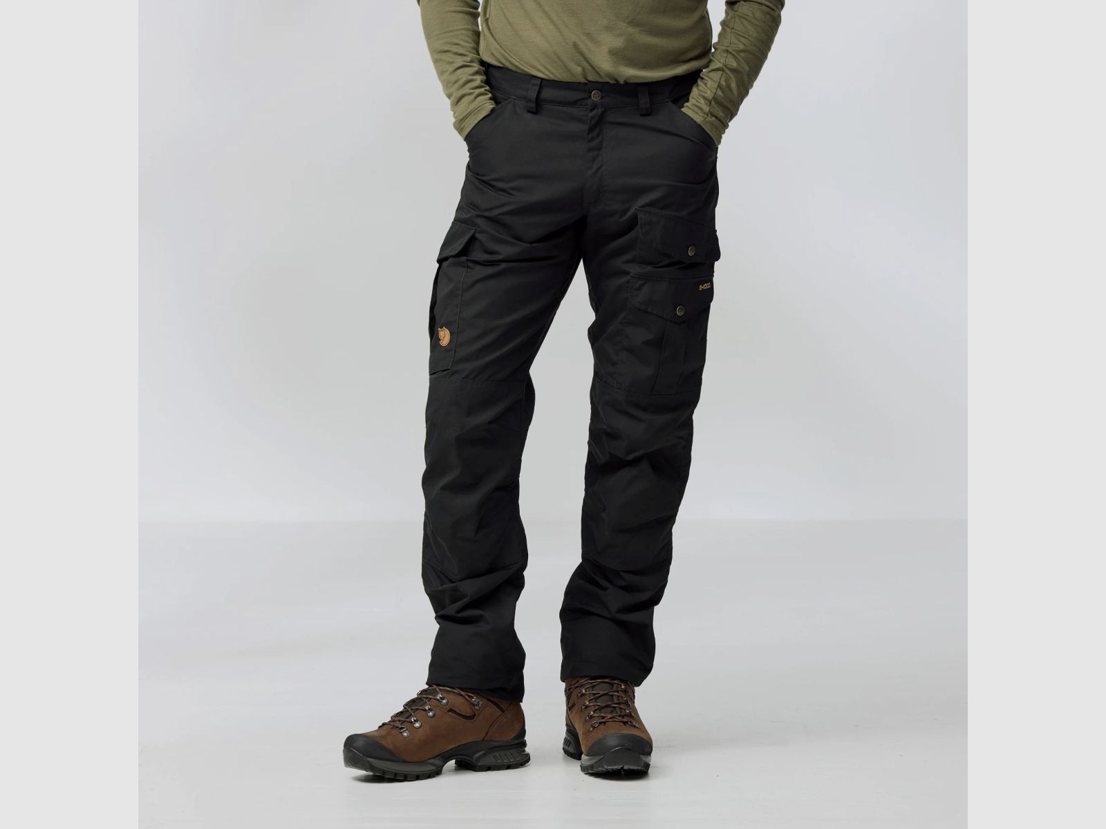 FJÄLLRÄVEN Barents Pro Trousers M Dark Olive Regular Fit