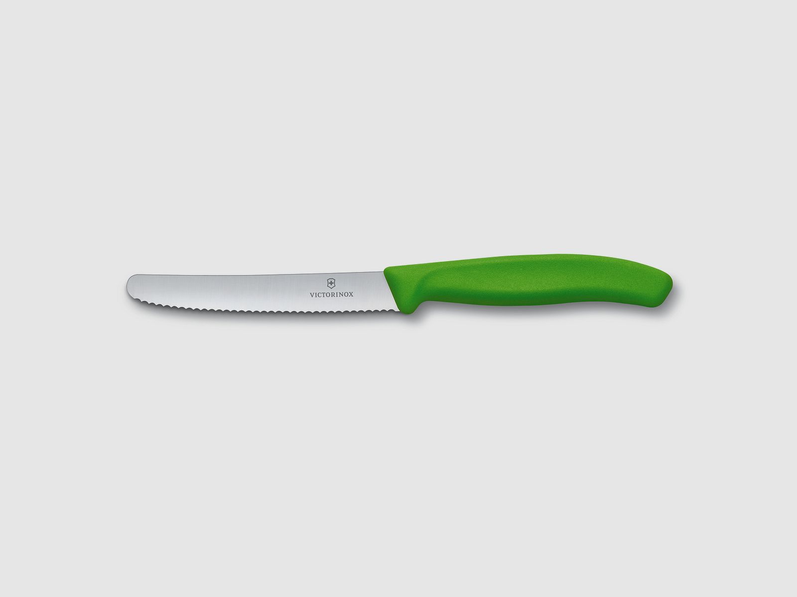 Tomatenmesser Swiss Classic Wellenschliff grün 11 cm