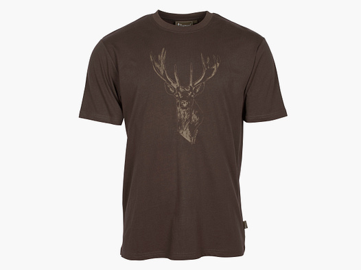 Pinewood Red Deer T-Shirt suede-brown