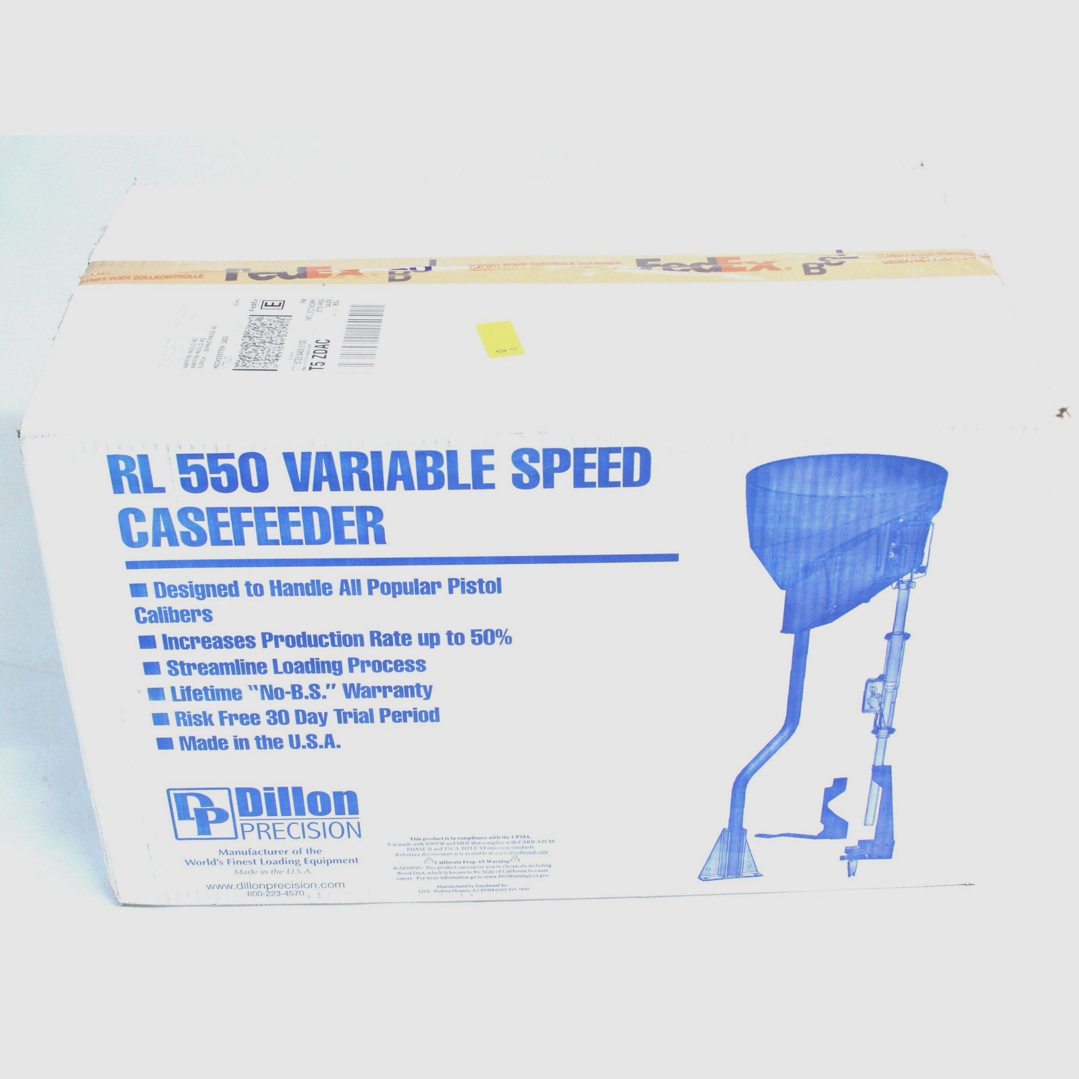 Dillon Casefeeder variable speed zu Dillon 550 | 14450, Hülsenförderer zu Dillon 550 mit Ständer, Bild 2 von 2