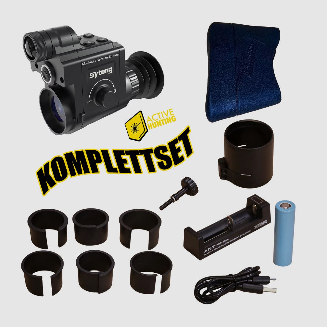 Nachtsicht Nachsatzgerät Sytong HT-77, 16mm Linse, 850nm IR Strahler !!!KOMPLETTSET!!!