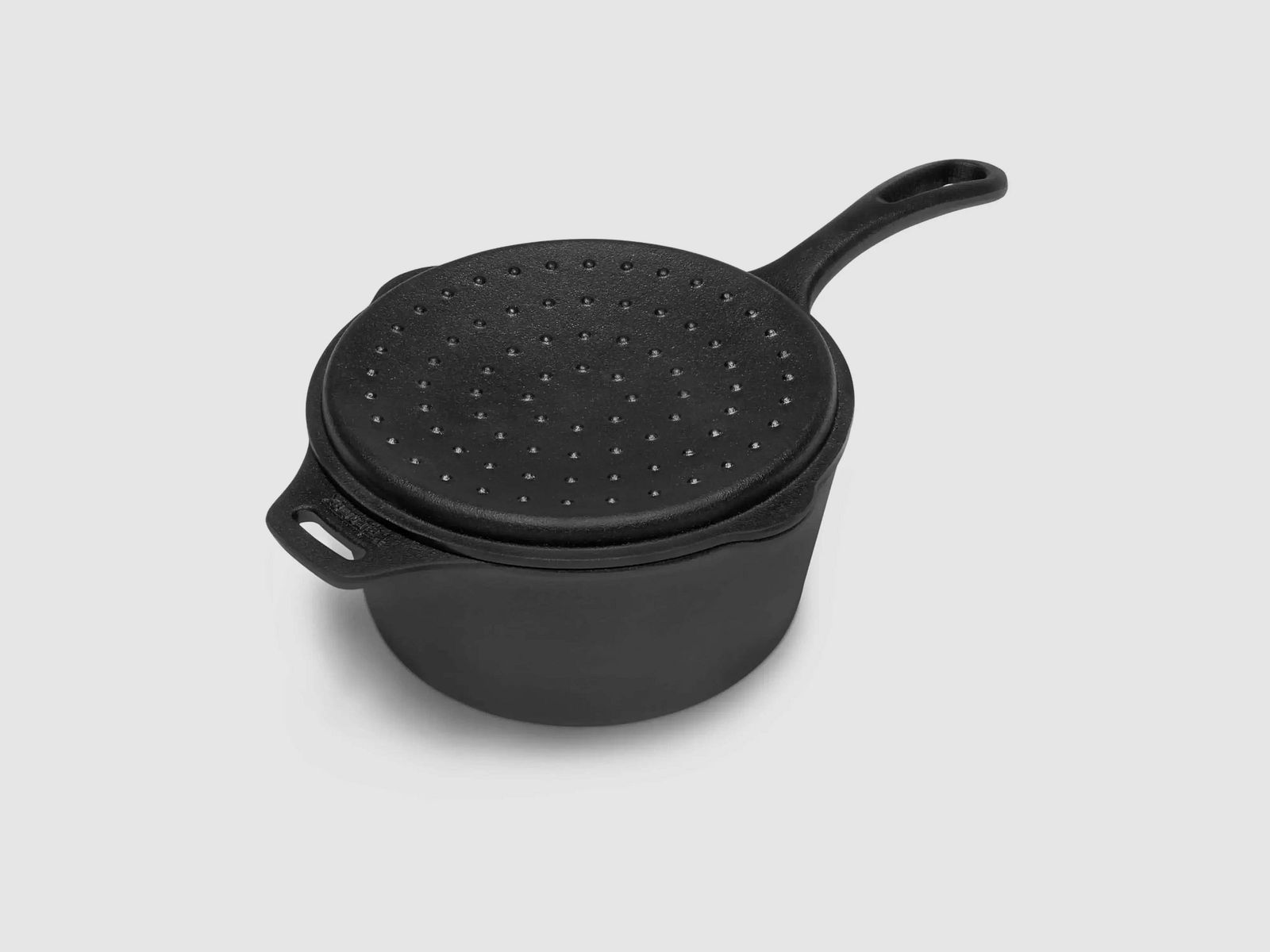 Petromax Petromax Casserole kr2 en Fonte avec Couvercle noir