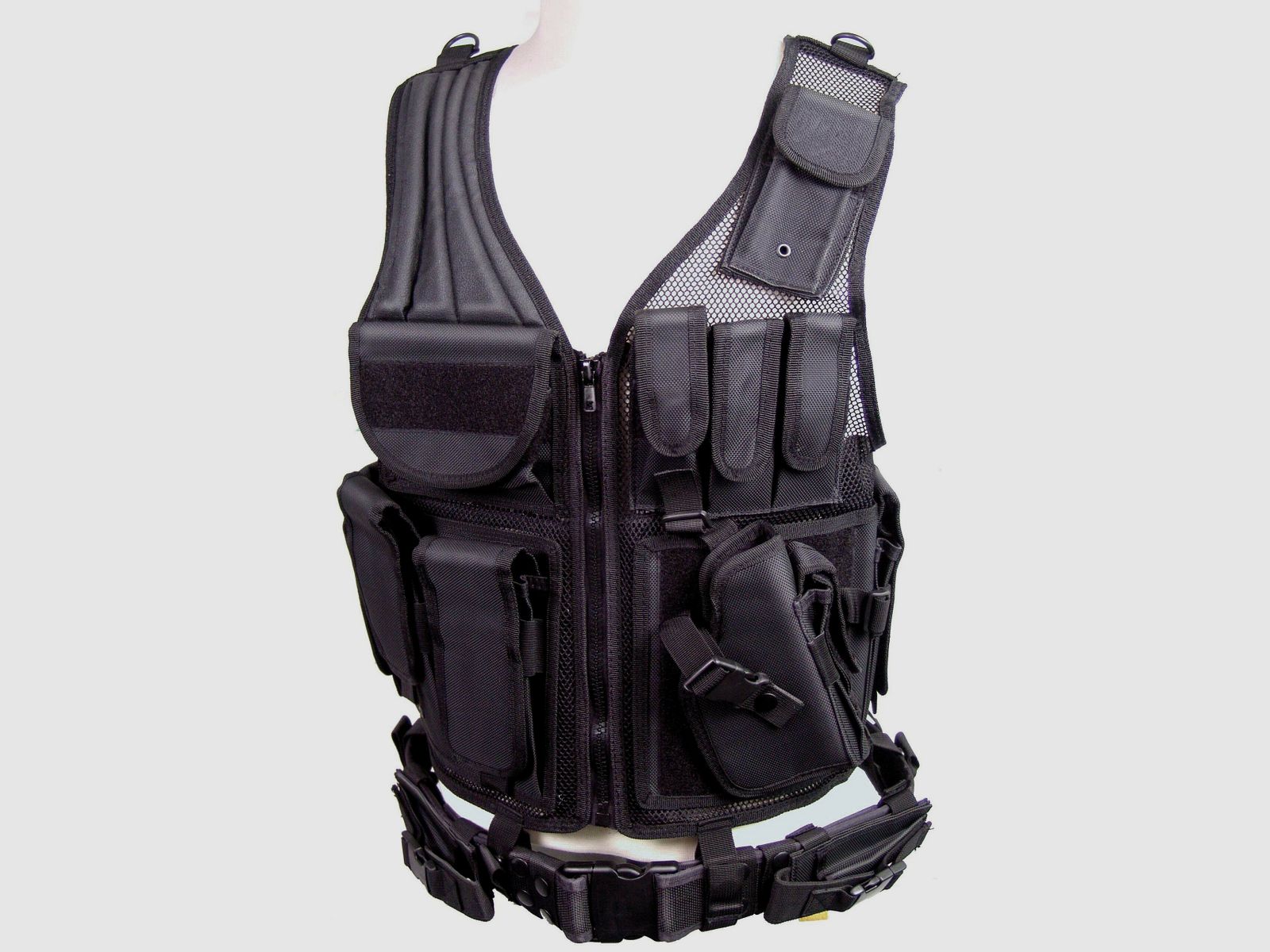 VESTE TACTICAL UTG LEAPERS NOIR COMBAT ZONE UTG, billede 2 af 2