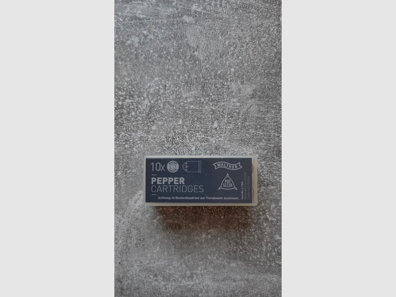 Walther 10x naboje pieprzowe 9mm R.K. (Pfefferkartuschen)