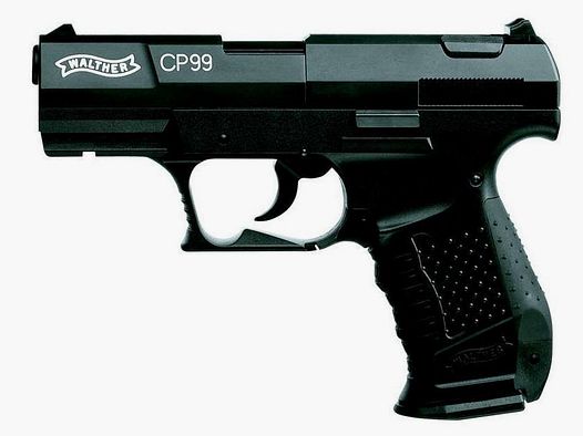 Luftpistole Walther CP99 CO2 schwarz, 3,3 Zoll, 4,5mm,