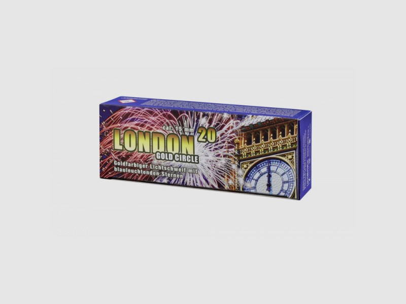 LONDON GOLD CIRCLE - 20 SCHUSS - 15 MM