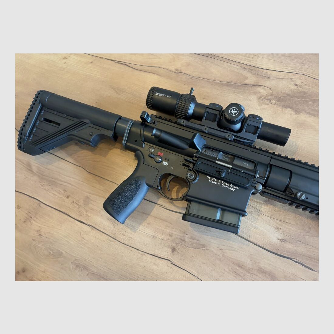 Heckler & Koch MR308 A3 Slim Line incl. Vortex Strike Eagle 1-8x24 .308Win 20" incl. richtkijker, carbon bipod en montage