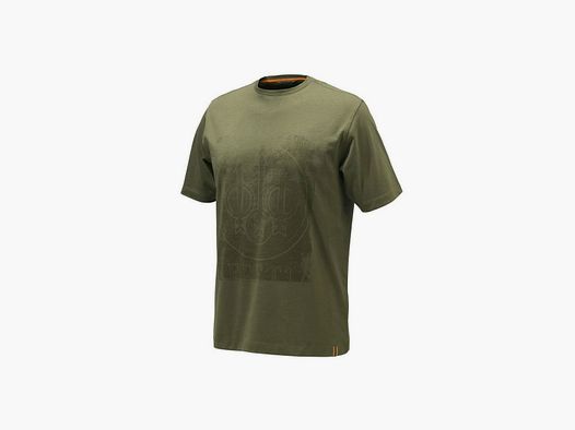 BERETTA T-SHIRT LOGO DONKER OLIVE