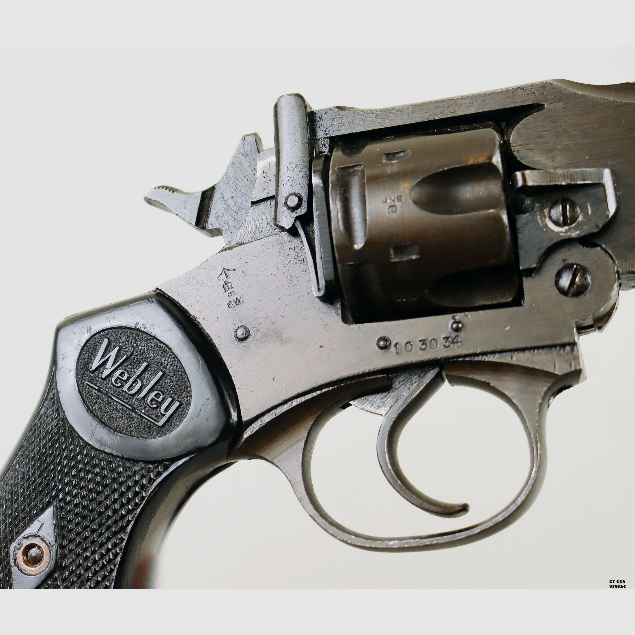 Revólver Webley & Scott mod. Mark IV cal. 38 n.º de serie 103034, imagen 9 de 10