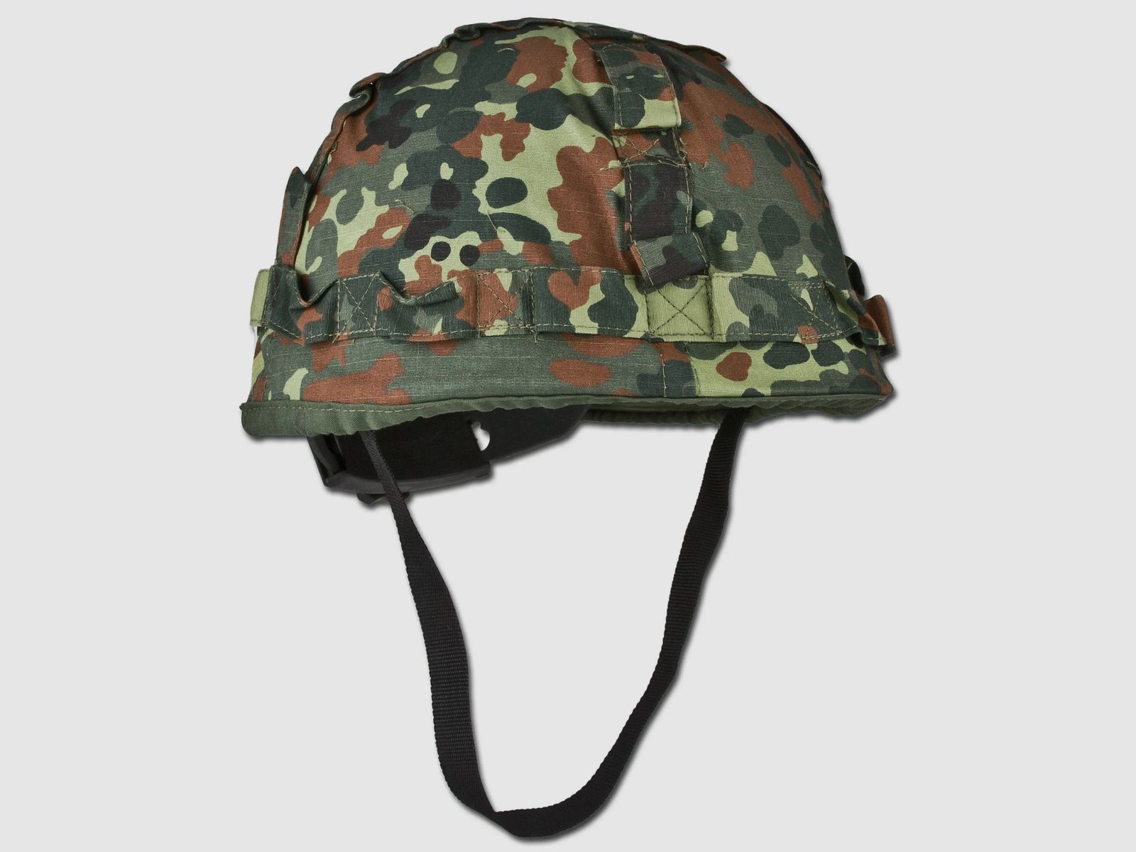 MFH Kunststoffhelm mit Helmbezug