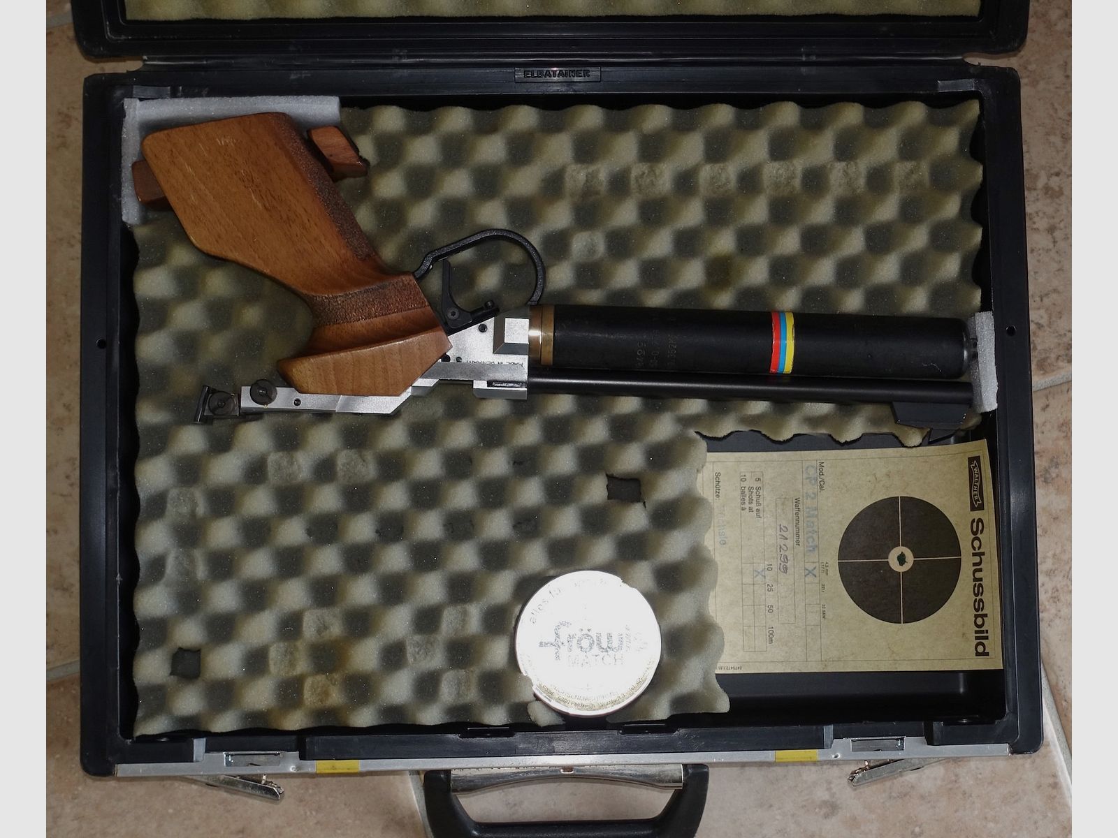 Pistola de competición Walther CP2