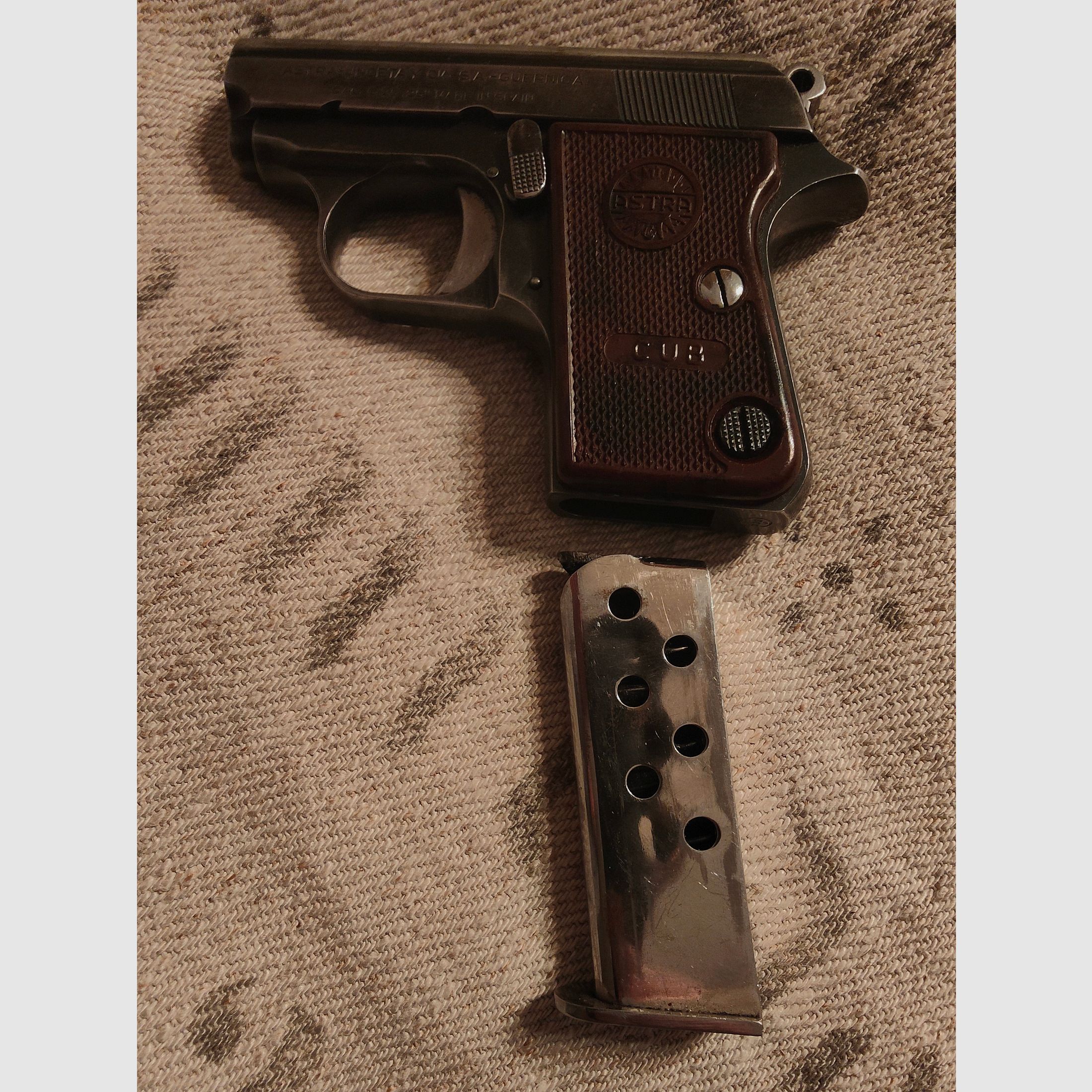 Pistola tascabile Astra Cup 6,35 Browning