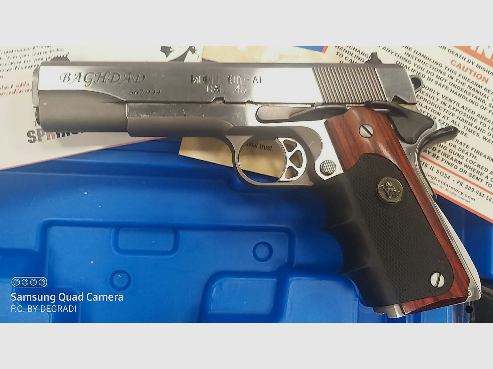 SPRINGFIELD 1911 A1 BAGHDAD LIMITED EDITION 45 ACP, immagine 4 di 5