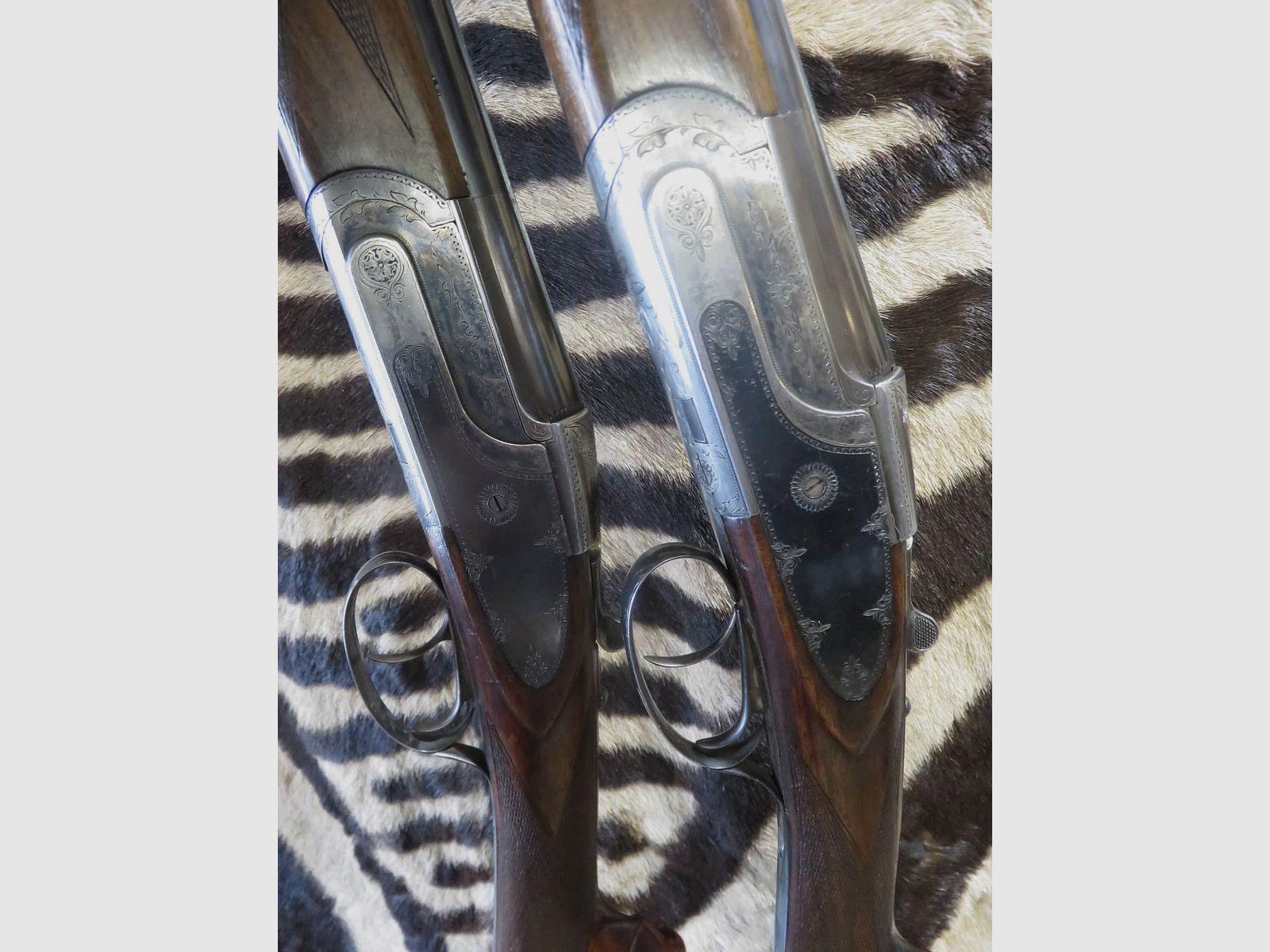 Paar DAMON PETRIK Bockdoppelflinte Kal. 16/70 Lauf 68 cm 1/4 1/4, Bild 5 von 12