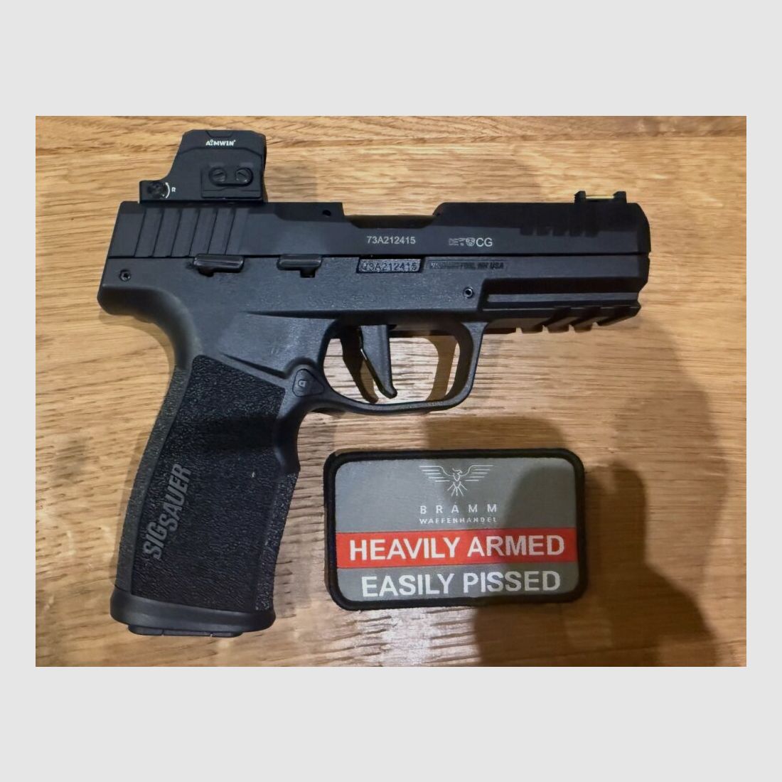 SIG SAUER P322 Czarny HV z Aimwin PE330