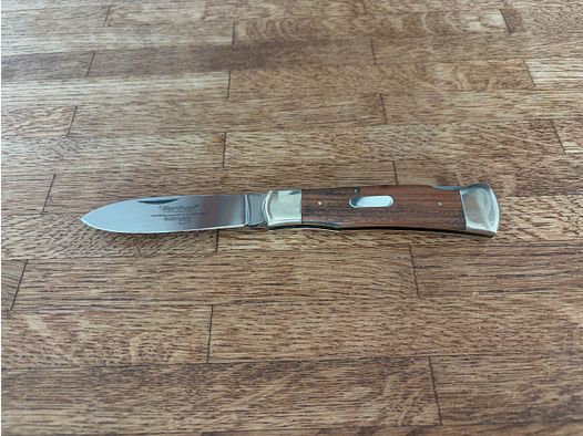 Couteau de poche Hartkopf en bois de serpent – Couteau Gentleman de Solingen avec garnitures en argent nickelé