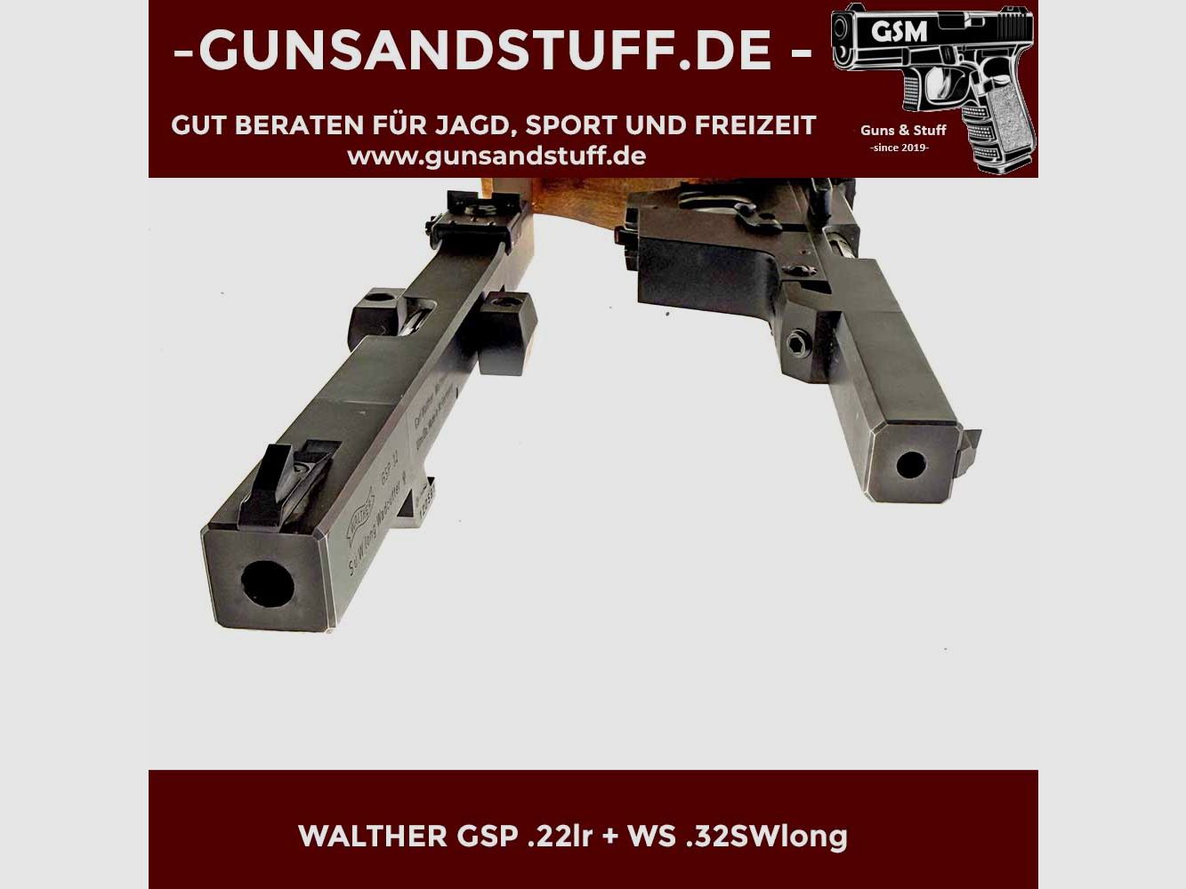 Walther GSP .22lr + système interchangeable .32SWlong, image 3 sur 4