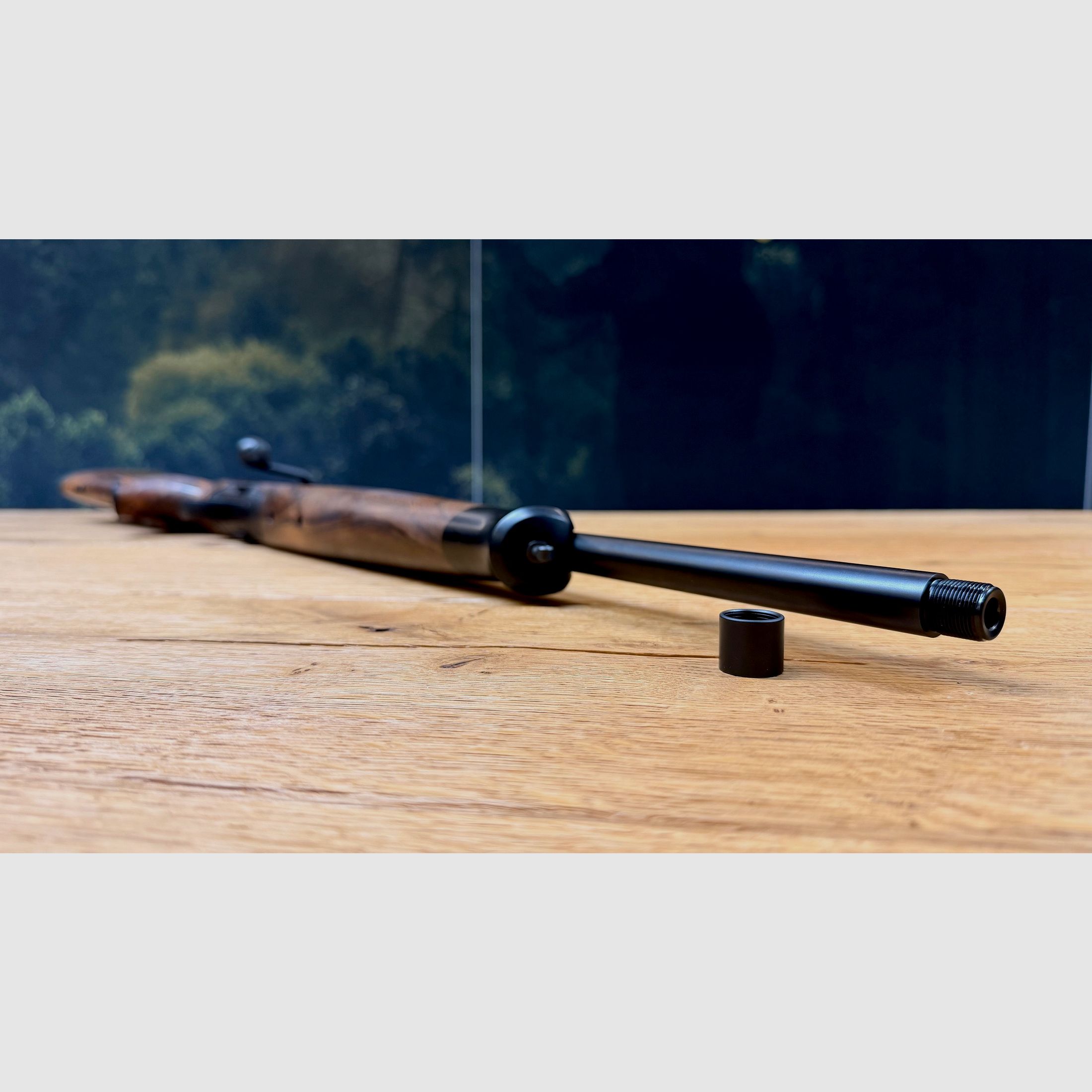 Blaser R8 Holzklasse 7 / Stahlkugel graviert mit Fischhaut / Kaliber und Lauflänge nach Wahl, Bild 11 von 11