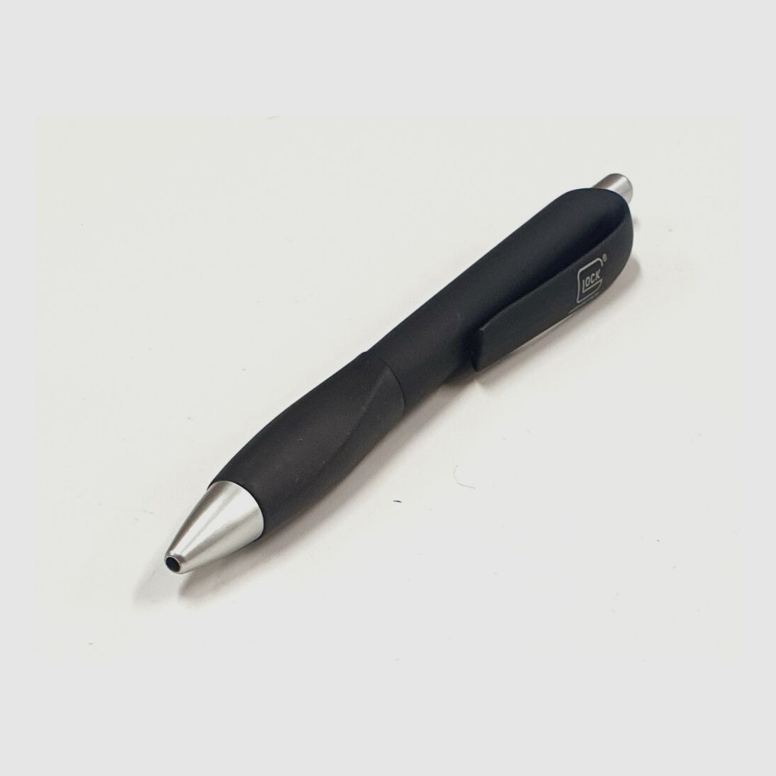 Glock Original GLOCK Perfection Kugelschreiber / ballpoint pen mit Glock Logo auf dem Halter