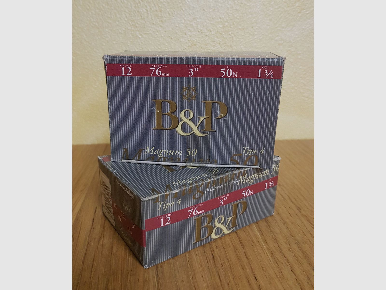 BASCHIERI & PELLAGRI PATRONEN 50 GR Kal. 12/76