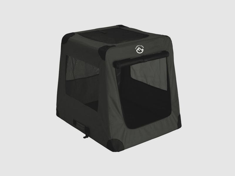 Dog car transport box green