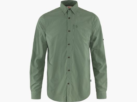 FJÄLLRÄVEN Abisko Hike Shirt LS M Patina Green