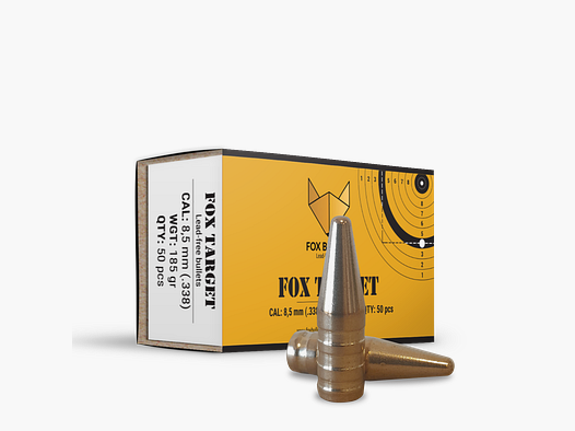 Fox Bullets Target .366 14,2 g / 220 gr bleifreie Geschosse – 50 Stück
