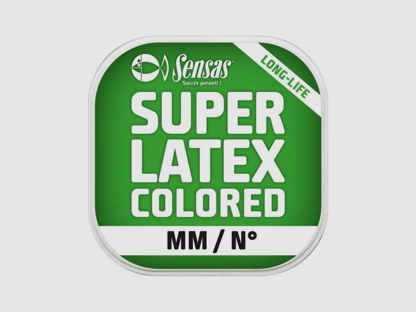 Sensas Super Latex Colored 1,2 mm Gummiband