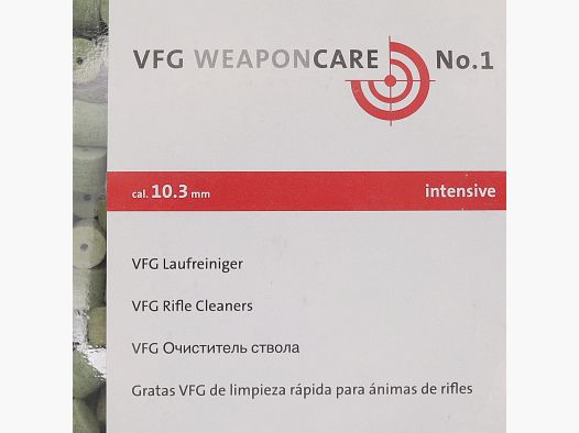 VFG Running Cleaner ''Intensive'' - 10.3mm (500pcs.)